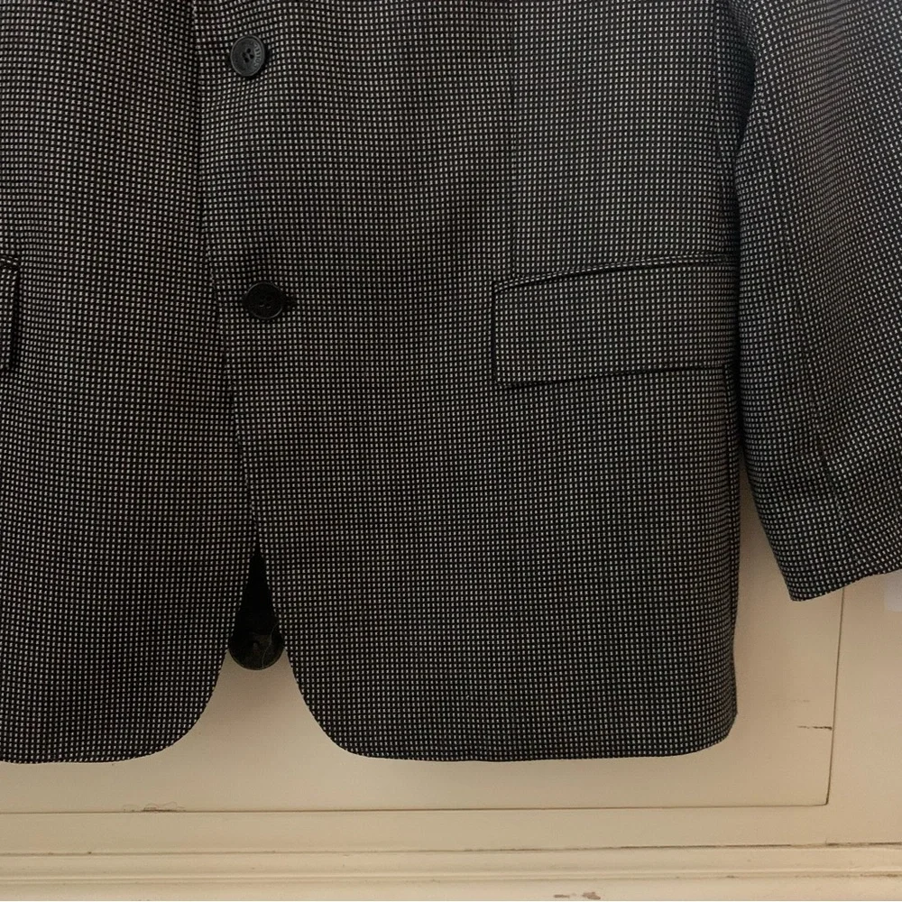 Versace Collection Black Wool Blazer